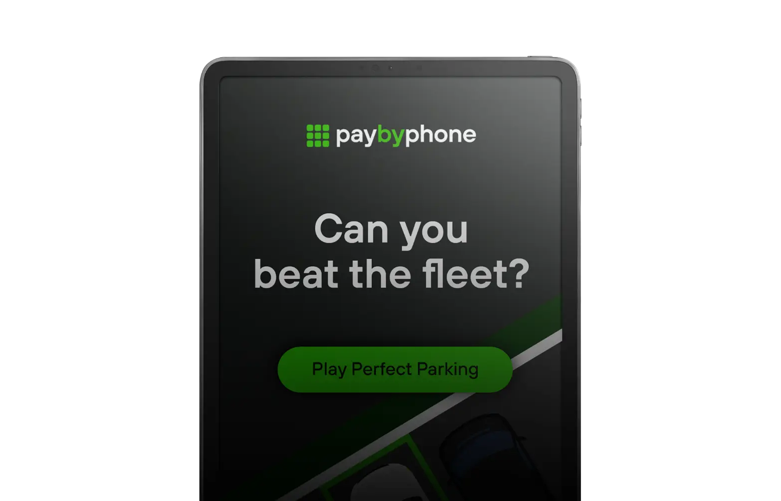 PayByPhone mobile app interface demonstrating parking payment solution
